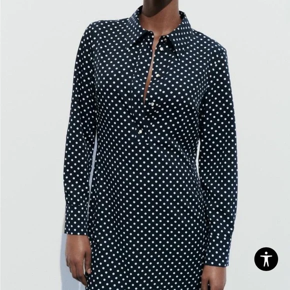 Zara polka dot dress - Picture 3 of 9